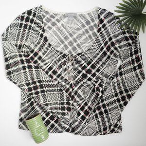 Y2K Plaid dELiA*s Cardigan Sweater Lizzie McGuire